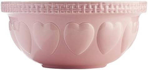 Large Pink Chip Resistant Earthenware Bowl