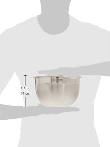 Medium three quart nesting metal bowl — photo 3