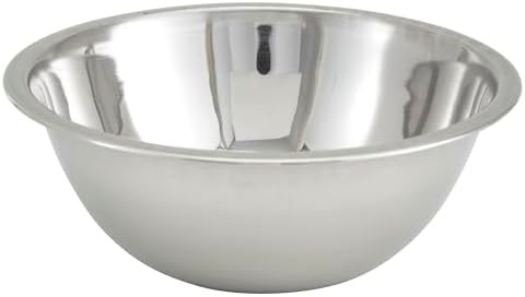 Winco 4 qt stainless steel mixing bowl