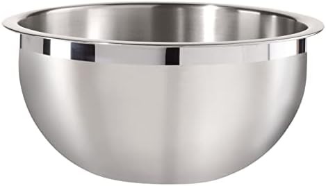 Two tone stainless steel 8 quart mixing bowl