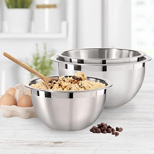 Two tone stainless steel 8 quart mixing bowl — photo 3