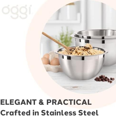 Two tone stainless steel 8 quart mixing bowl — photo 4