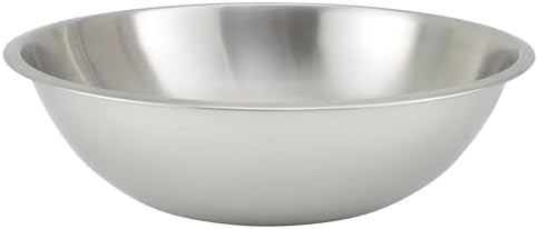Winco deep 16 qt stainless steel mixing bowl