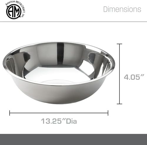 Wide rim eight quart metal bowl — photo 4