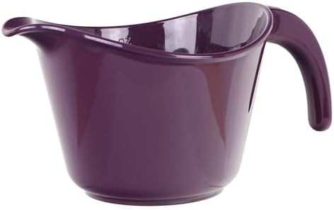 Plum plastic batter bowl with spout