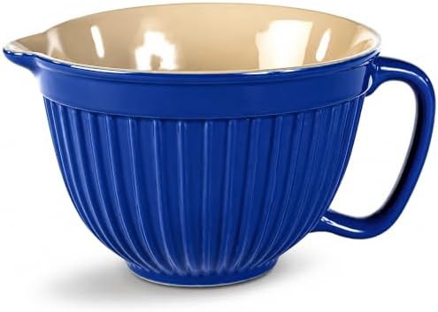 Simply Blue Ceramic Batter Bowl with Spout