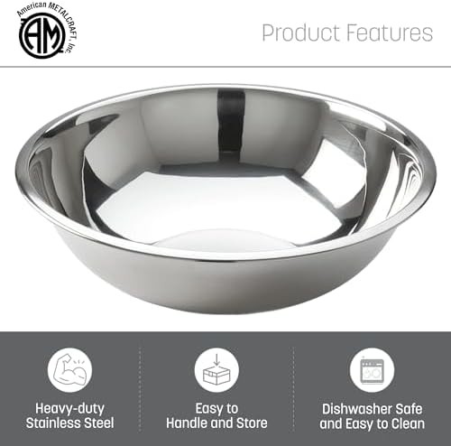 Thirteen quart stainless steel mixing bowl — photo 3