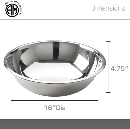 Thirteen quart stainless steel mixing bowl — photo 4