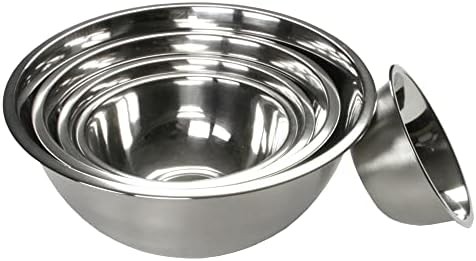 Brushed stainless steel single mixing bowl — photo 3
