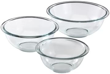 Essentials Glass Prepping and Baking Bowl Set