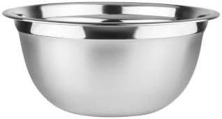 Medium Stainless Steel Anti Flying Bowl 3 Quart