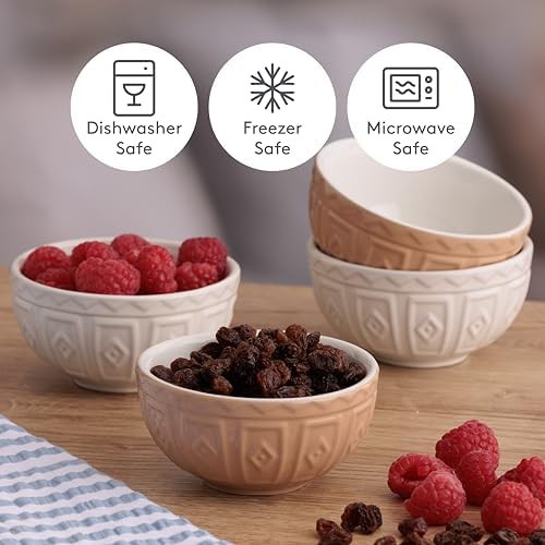 Cane Stoneware Small Preparation Bowls Set — photo 5