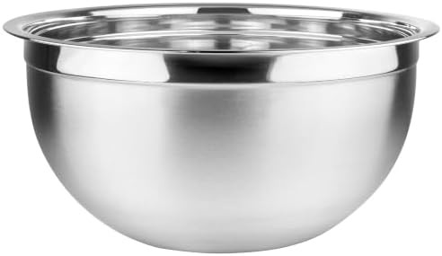 Stainless Steel Mixing Bowl with Pour Spout