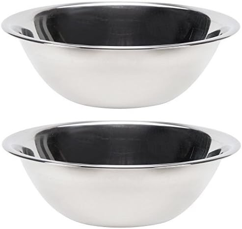 Vollrath economy five quart stainless bowl pair