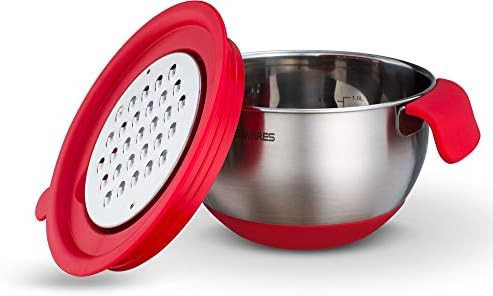 Red silicone base three piece set — photo 4