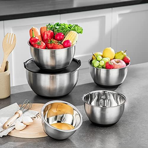 Stainless Steel Nesting Bowls with Grater Attachments — photo 5