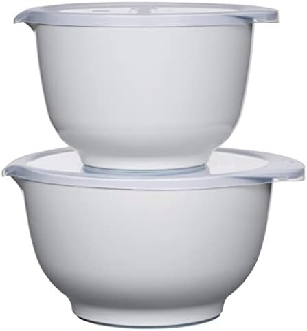White Rosti Margrethe mixing bowl set with lids