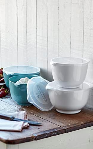 White Rosti Margrethe mixing bowl set with lids — photo 5