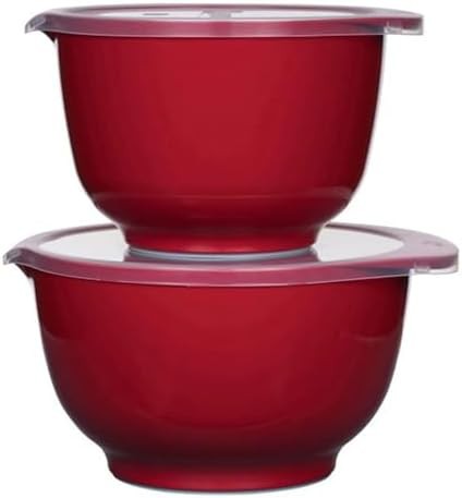 Red Rosti Margrethe mixing bowl set with lids