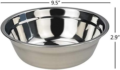 Six pack of stainless steel serving bowls — photo 3