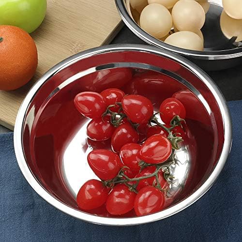 Six pack of stainless steel serving bowls — photo 4