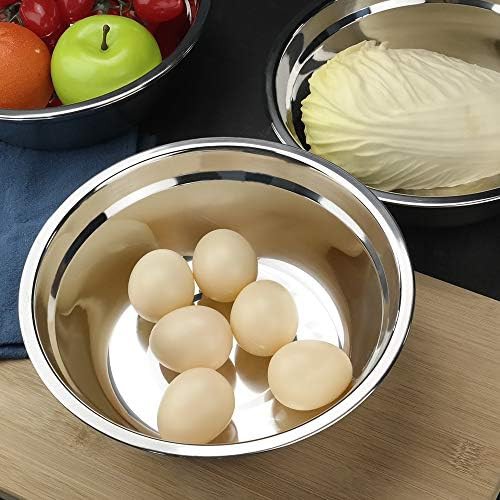Six pack of stainless steel serving bowls — photo 5