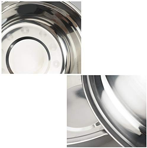 Metal prep and salad serving bowls — photo 3