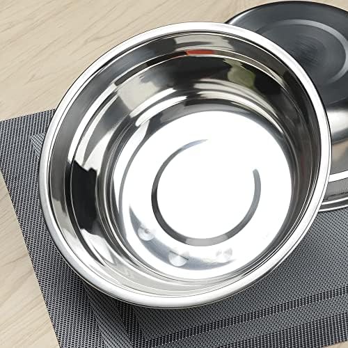 Metal prep and salad serving bowls — photo 4