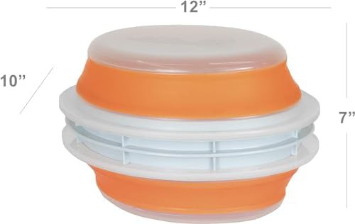 Collapsible Plastic Breading Shaker Bowl — photo 4