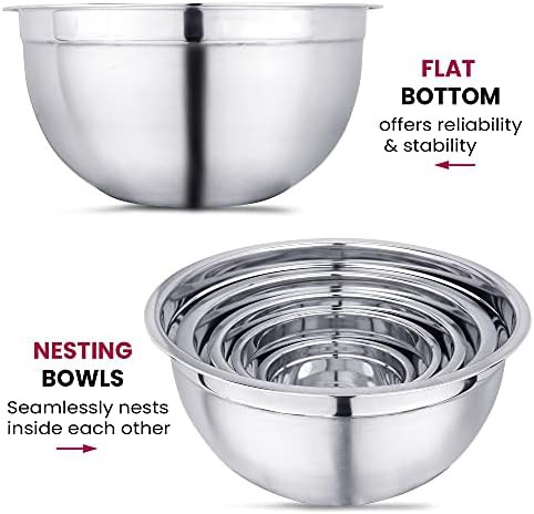 Small Stainless Steel Deep Prep Bowl 1.5 Quart — photo 3