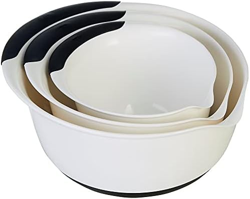 Green Giant Plastic Three Piece Bowl Set