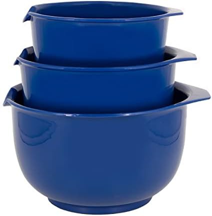Glad blue nesting set of three bowls