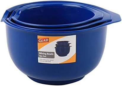 Glad blue nesting set of three bowls — photo 4