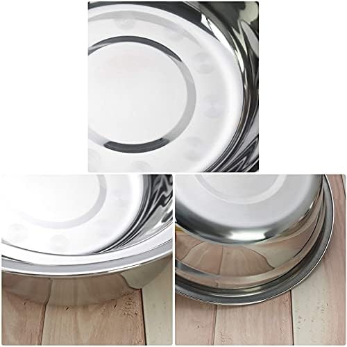 Six Pack Stainless Steel Salad Serving Bowls — photo 3