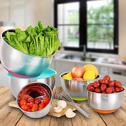 Multicolor Nesting Bowls with Grater Attachments — photo 4