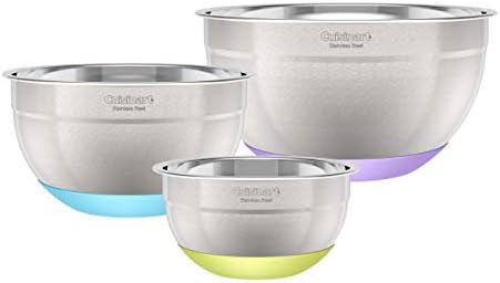 Three Piece Nonslip Base Stainless Bowls — photo 3