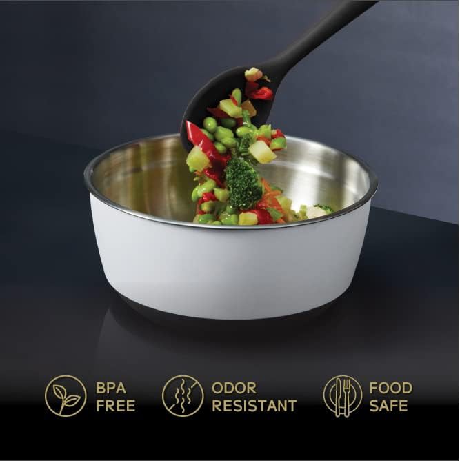 Microwave Safe Stainless Steel Bowl Set — photo 5