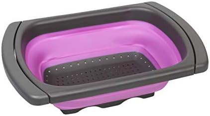 Collapsible silicone mixing and strainer set — photo 5