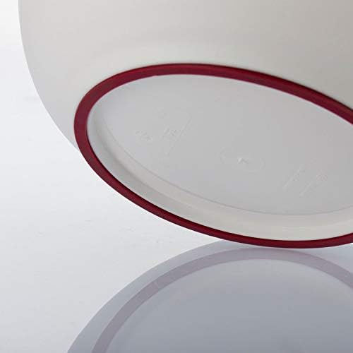 White and red baking set with scraper — photo 4