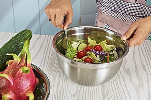 Deep Stainless Steel Anti Flying Baking Bowl — photo 3