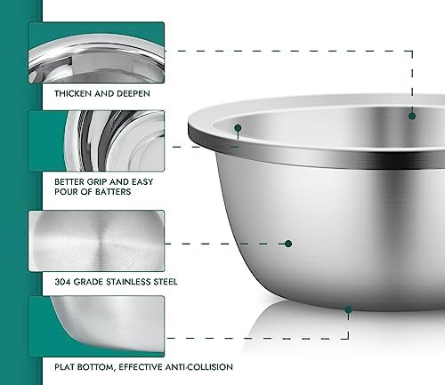 Six Piece Nesting Stainless Bowls — photo 3