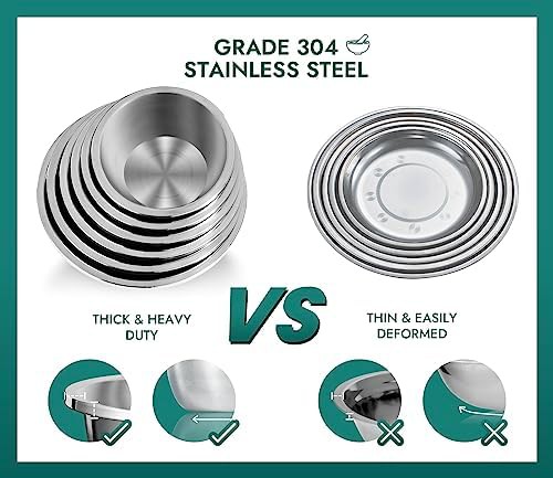 Six Piece Nesting Stainless Bowls — photo 5