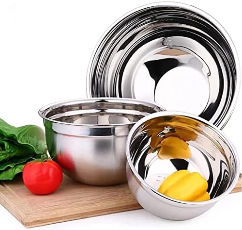 Flat bottom stainless steel bowls with lids — photo 3