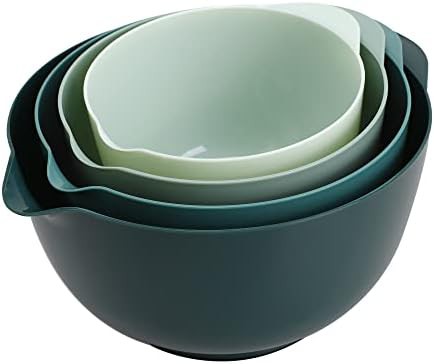 Plastic meal prep bowls with nonslip base