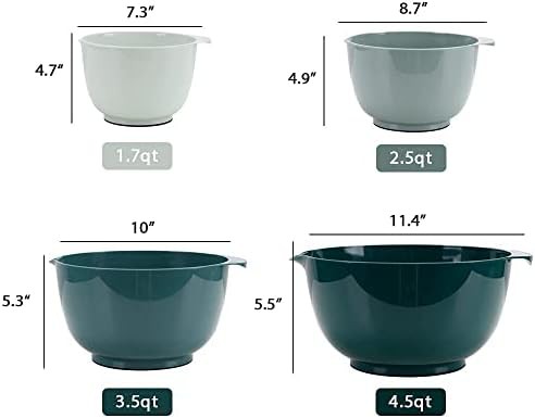 Plastic meal prep bowls with nonslip base — photo 3