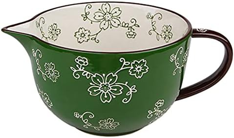 Cherry blossom ceramic mixing bowl