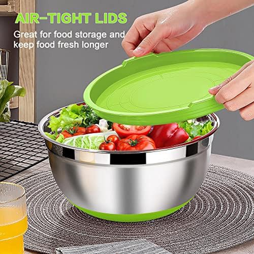 Large Nesting Stainless Steel Serving Bowls — photo 4