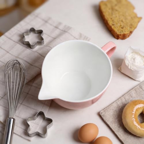 Solid color kitchen ceramic mixing bowl — photo 3