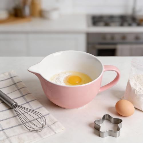 Solid color kitchen ceramic mixing bowl — photo 4