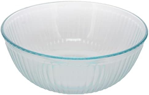 Sculpted Glass Large 4.5 Quart Mixing Bowl